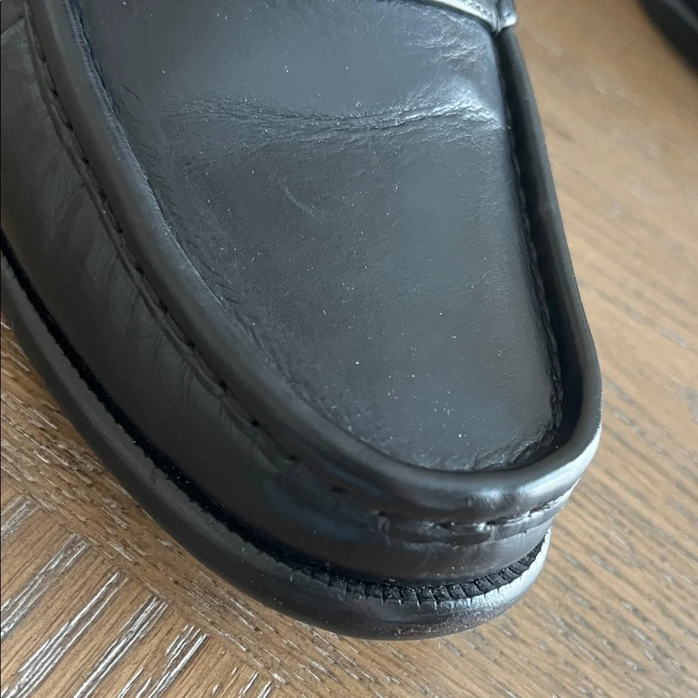 Cole‎ Haan Black Leather Men's Slip-Ons - Picture 4 of 8
